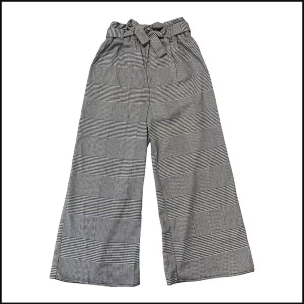 Art Class Gray Casual Wide-Leg Bottoms Med Kids